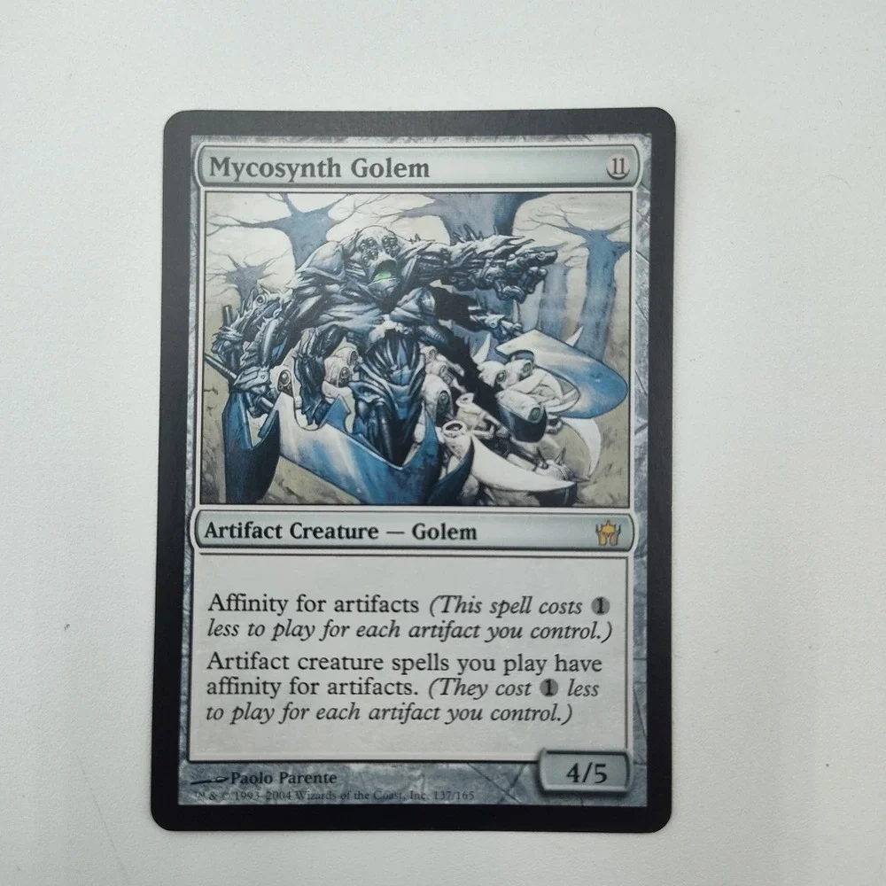 MTG Mycosynth Golem #137‎ Fifth Dawn 2004 MAGIC THE GATHERING📸SEE📸